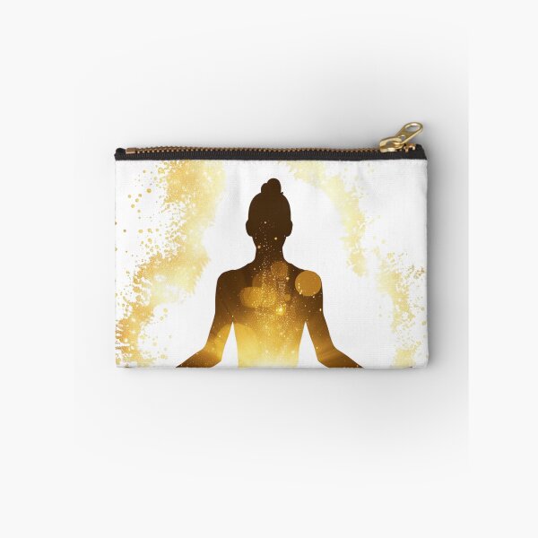Item preview, Peaceful Meditation in White and Gold designed and sold by ArteMinds.
