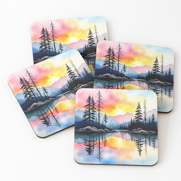 Item preview, Sunset Over the Mountains designed and sold by HattieAndHazel.