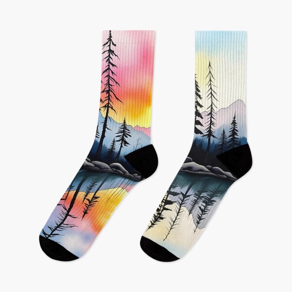 Item preview, Sunset Over the Mountains designed and sold by HattieAndHazel.