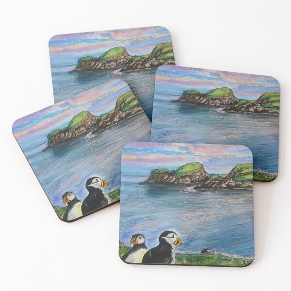 Item preview, the puffins  designed and sold by Nightraven's Creations .