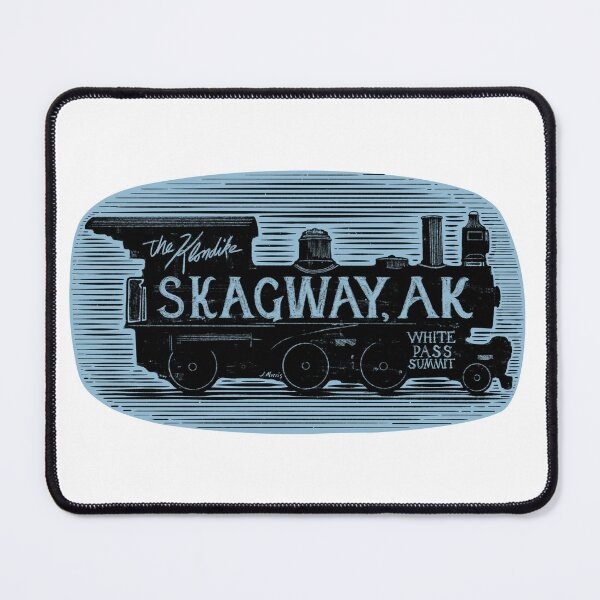 Item preview, Skagway Alaska Label designed and sold by John Morris Illustration.