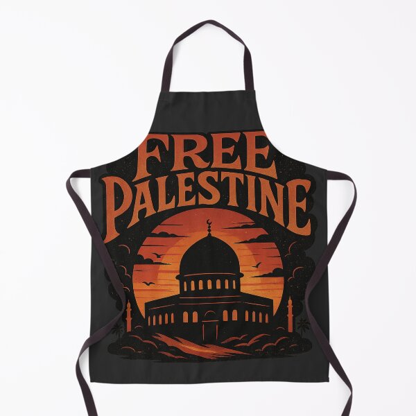 Item preview, Free Palestine — Dome of the Rock Sunset Silhouette designed and sold by GirlyPopped.