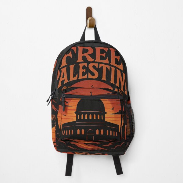 Item preview, Free Palestine — Dome of the Rock Sunset Silhouette designed and sold by GirlyPopped.