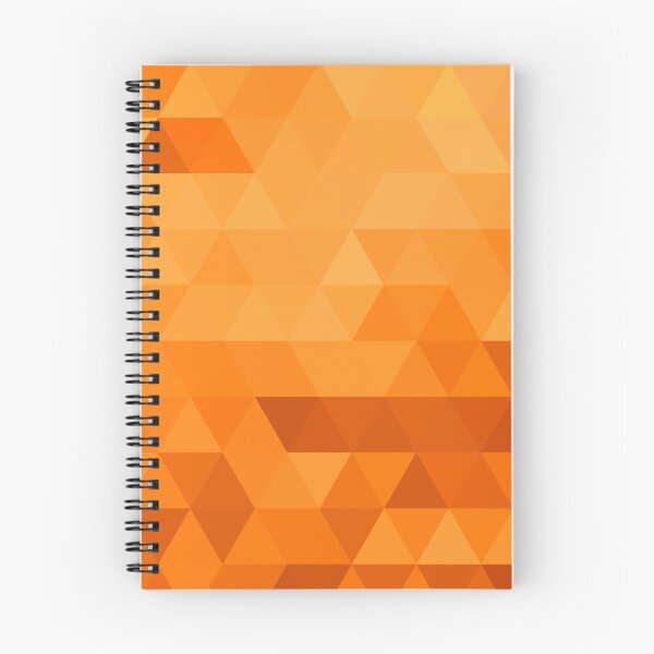 Item preview, Vibrant orange vector geometric pattern – modern abstract triangle design designed and sold by OlhaBondarenko.
