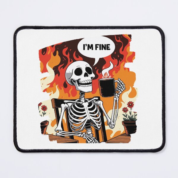 Item preview, I'M FINE designed and sold by La mala influencia.