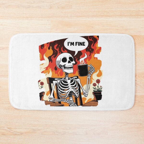 Item preview, I'M FINE designed and sold by La mala influencia.