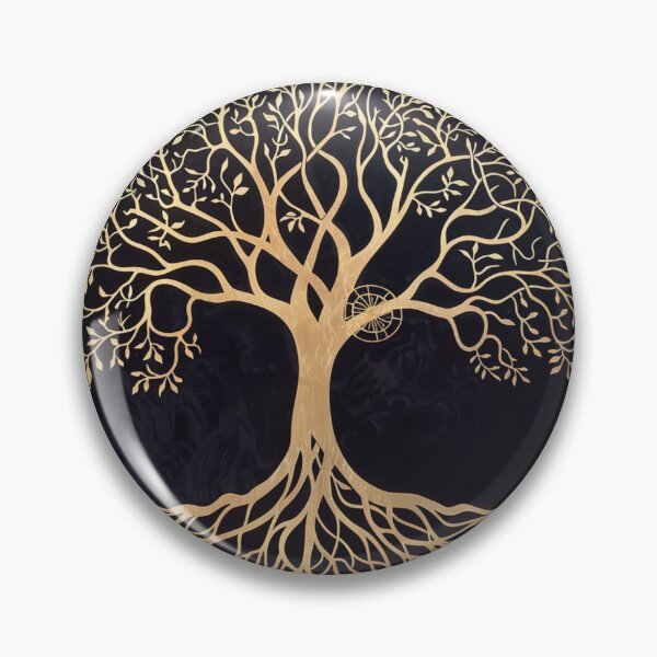 Aperçu de l'œuvre Arbre de vie rayonnant avec centre lumineux créée et vendue par ArteMinds.