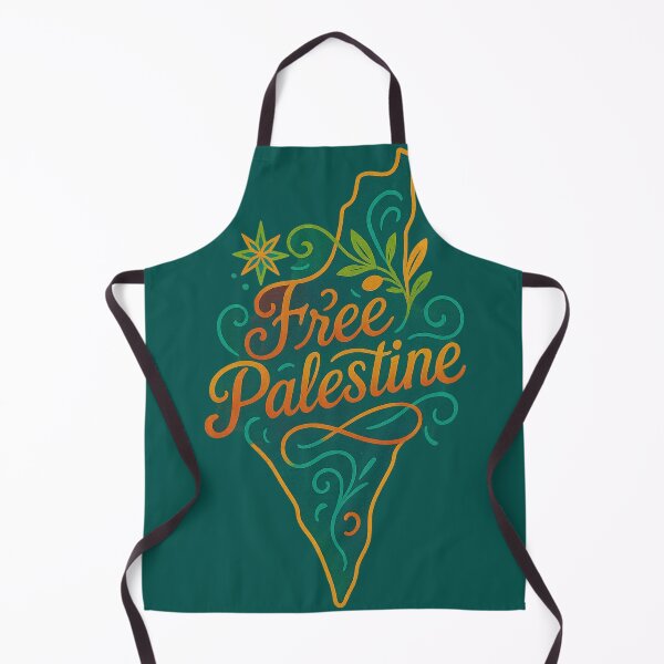 Item preview, Free Palestine Map Design with Floral Accents – Elegant Palestinian Solidarity designed and sold by GirlyPopped.