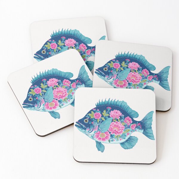 Item preview, Floral fish designed and sold by MendaciousMina.
