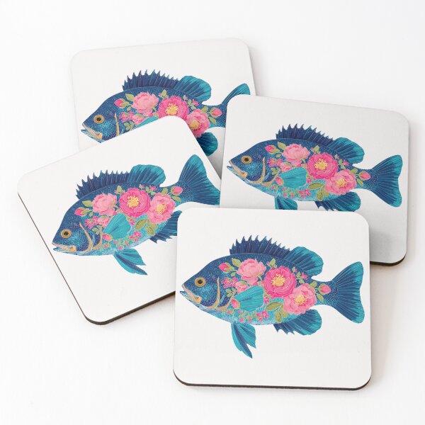 Item preview, Floral fish designed and sold by MendaciousMina.