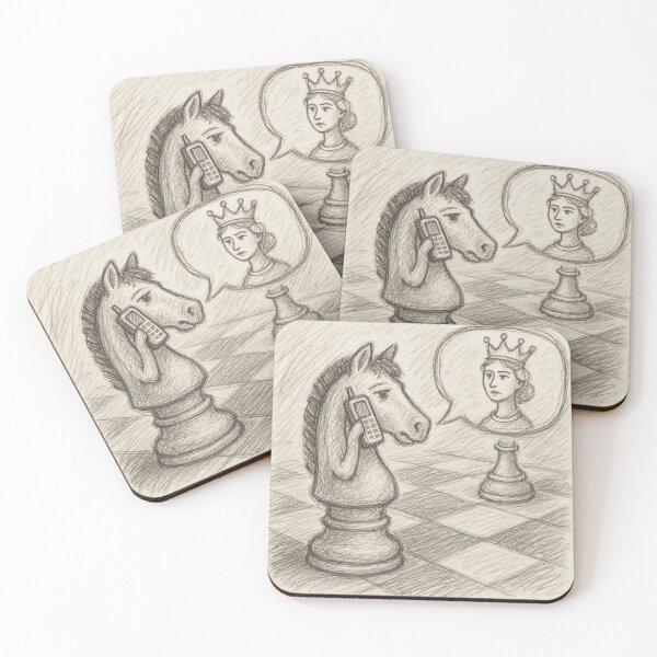 Item preview, Chess Phone Call designed and sold by Alpaca Ridge.