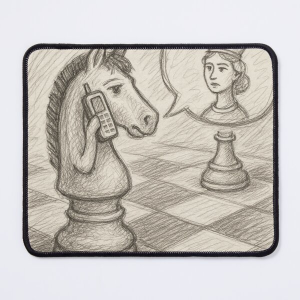 Item preview, Chess Phone Call designed and sold by Alpaca Ridge.
