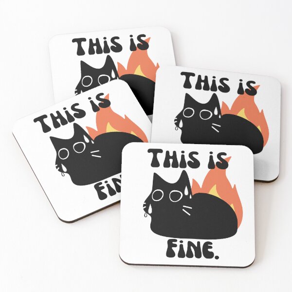 Item preview, This is Fine Cat designed and sold by ShinyKnacks.