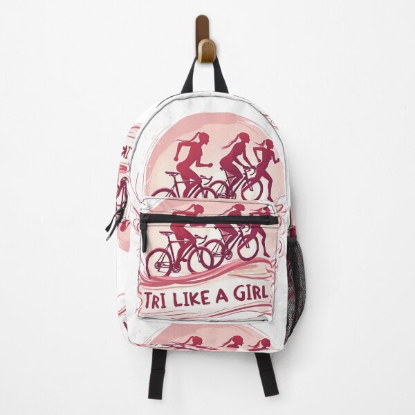 Item preview, Tri Like a Girl – Empowered Triathlete Sticker for Women designed and sold by Triathlongram.