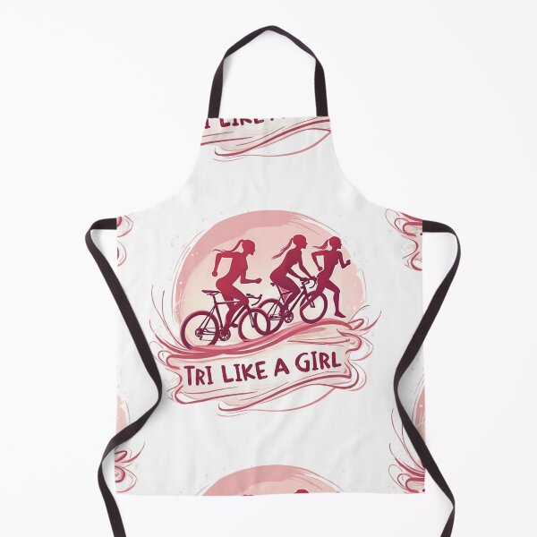 Item preview, Tri Like a Girl – Empowered Triathlete Sticker for Women designed and sold by Triathlongram.