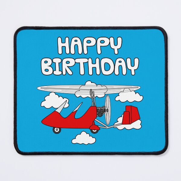 Item preview, Gyrocopter Pilot Happy Birthday Autogyro Aviation Enthusiast designed and sold by doodlerob.
