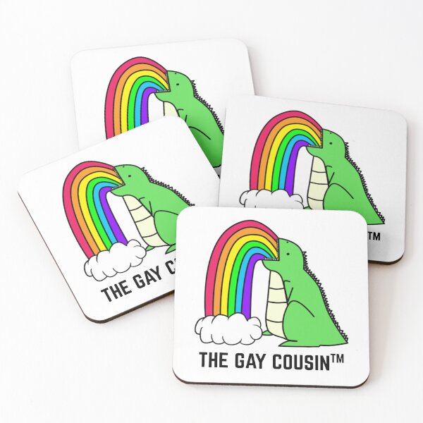 Item preview, The Gay Cousin Dinosaur Design designed and sold by CarefulCreation.