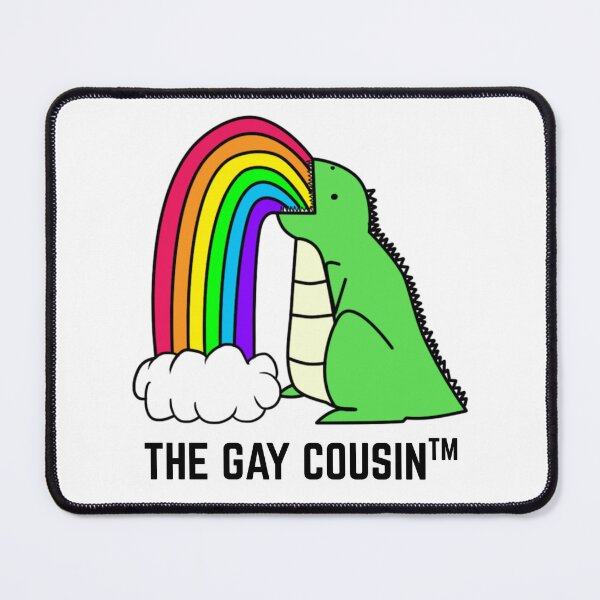 Item preview, The Gay Cousin Dinosaur Design designed and sold by CarefulCreation.