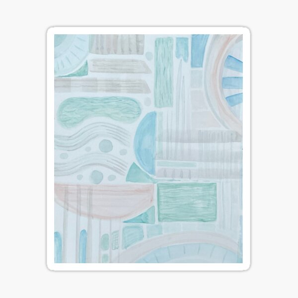 Cool Summer Vibes pattern Sticker