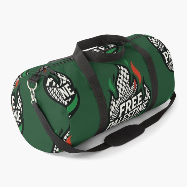 Item preview, Free Palestine Flame with Keffiyeh Pattern – Powerful Palestinian Solidarity designed and sold by GirlyPopped.