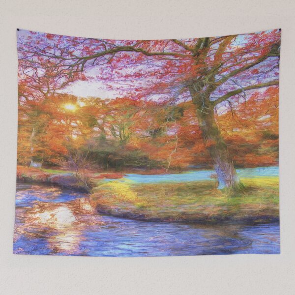 Item preview, Dartmoor Autumn Van Gogh  designed and sold by Londonimages.