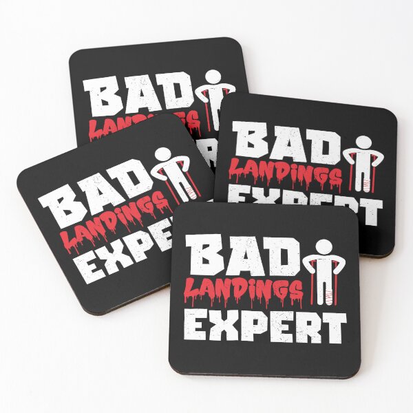 Item preview, Bad Landings Expert Broken Leg Bones Foot Injury Recovery designed and sold by Nemcha-Tee.