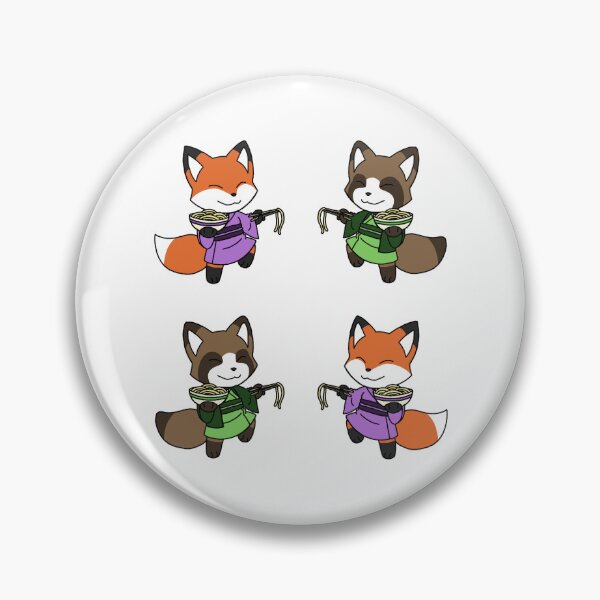 Item preview, Kitsune and Tanuki Noodles designed and sold by FirestormFox.