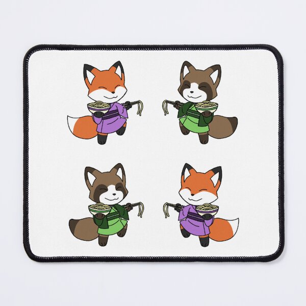 Item preview, Kitsune and Tanuki Noodles designed and sold by FirestormFox.