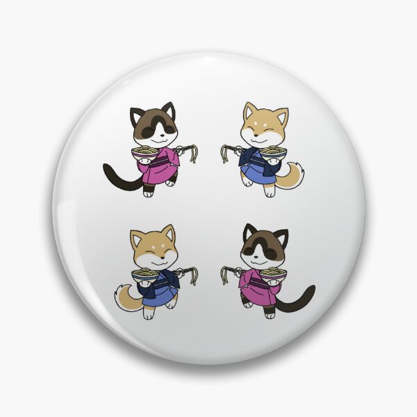 Item preview, Neko and Inu Noodles designed and sold by FirestormFox.