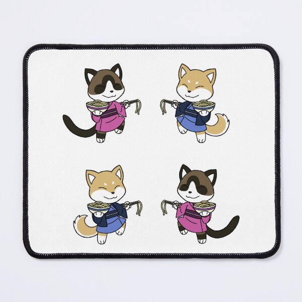 Item preview, Neko and Inu Noodles designed and sold by FirestormFox.