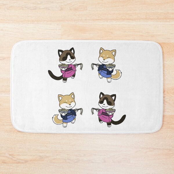 Item preview, Neko and Inu Noodles designed and sold by FirestormFox.