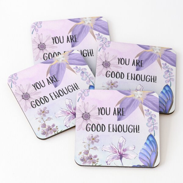 Item preview, YOU ARE GOOD ENOUGH!-Motivational Art designed and sold by Tony-Vita.