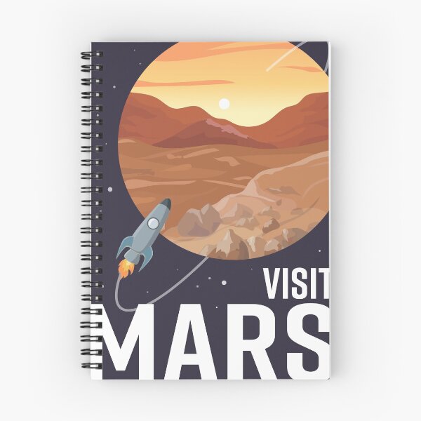 Item preview, VISIT MARS - Travel Poster designed and sold by Amanda Tulacz.