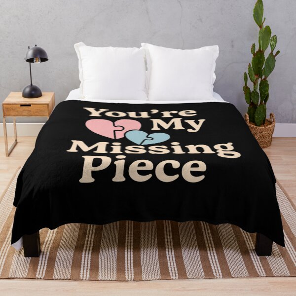 Item preview, You're My Missing Piece – Cute Friendship Puzzle Quote designed and sold by ALITOPRINCE.