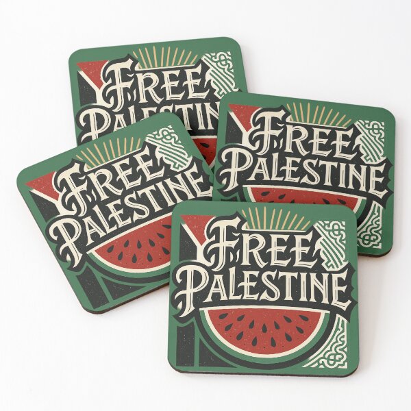 Item preview, Free Palestine Watermelon Arabic Pattern – Middle Eastern Solidarity designed and sold by GirlyPopped.