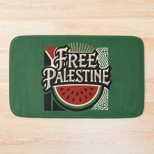 Item preview, Free Palestine Watermelon Arabic Pattern – Middle Eastern Solidarity designed and sold by GirlyPopped.