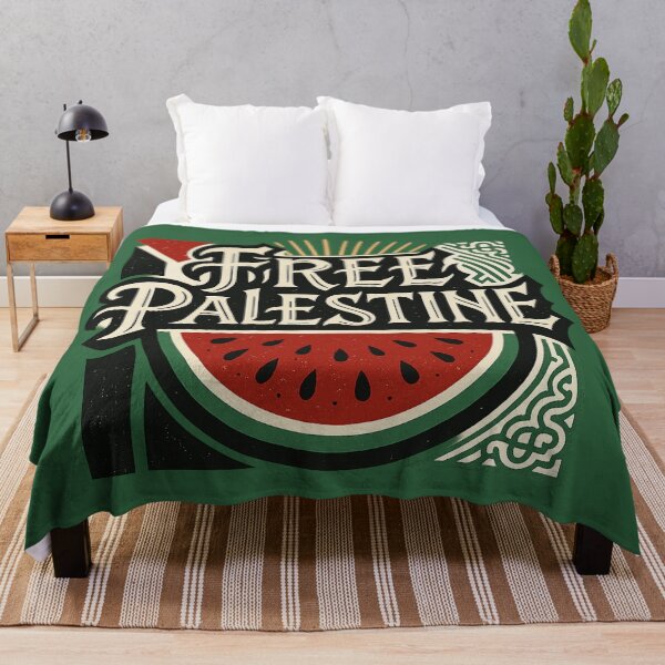 Item preview, Free Palestine Watermelon Arabic Pattern – Middle Eastern Solidarity designed and sold by GirlyPopped.