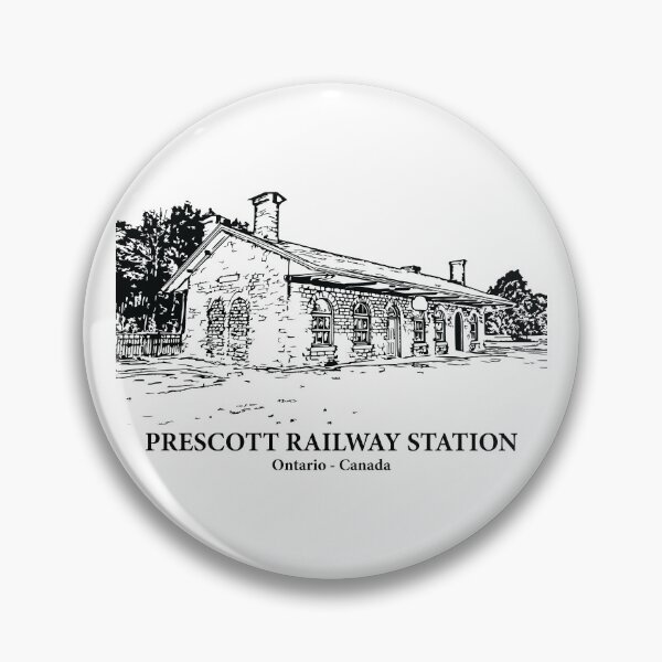 Item preview, Prescott Railway Station - Ontario Canada designed and sold by Lakeric.