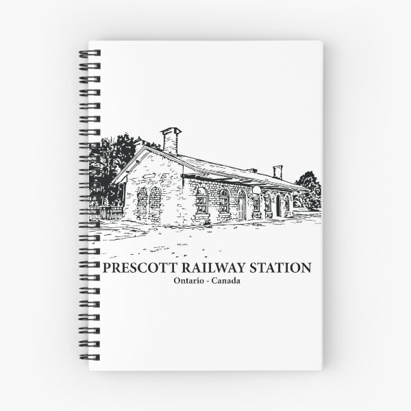 Artikelvorschau, Bahnhof Prescott - Ontario, Kanada entworfen und verkauft von Lakeric Cityscapes.