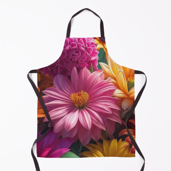 Item preview, Vibrant Arrangement of Multicolored Flowers in Full Bloom Close-Up designed and sold by Rue Market.