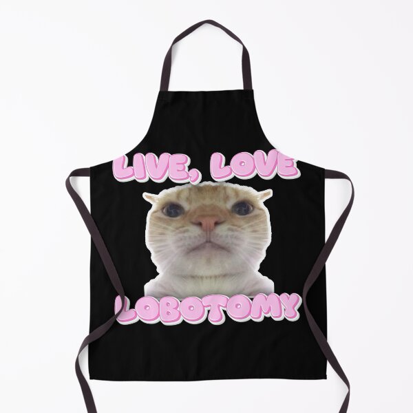 Item preview, Live Love Lobotomy Cat designed and sold by RizzClothes.