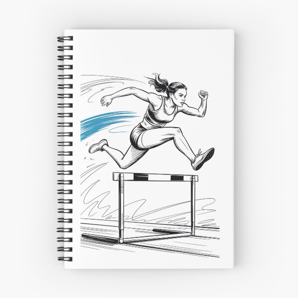 Item preview, Dynamic Female Hurdler Jump designed and sold by ShadowAndSlate.