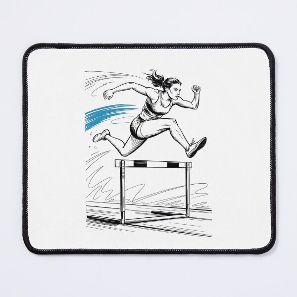 Item preview, Dynamic Female Hurdler Jump designed and sold by ShadowAndSlate.