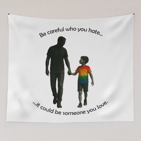 Item preview, Be careful who you hate it could be someone you love designed and sold by ~ Th*mas ~.