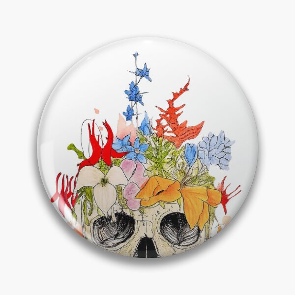 Item preview, Skull Flower (pocket) designed and sold by Killer Creative.