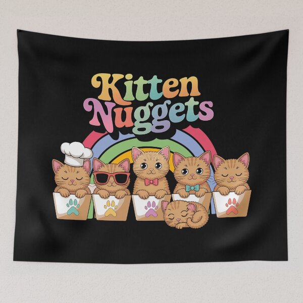 Item preview, Fancy Rainbow Kitten Nuggets designed and sold by Bliss Find And Design.