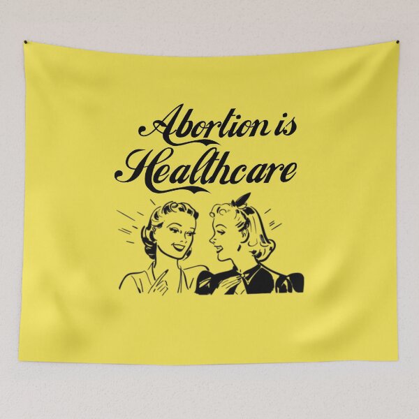 Item preview, abortion is healthcare_vintage lady 2 designed and sold by quinnhopp.