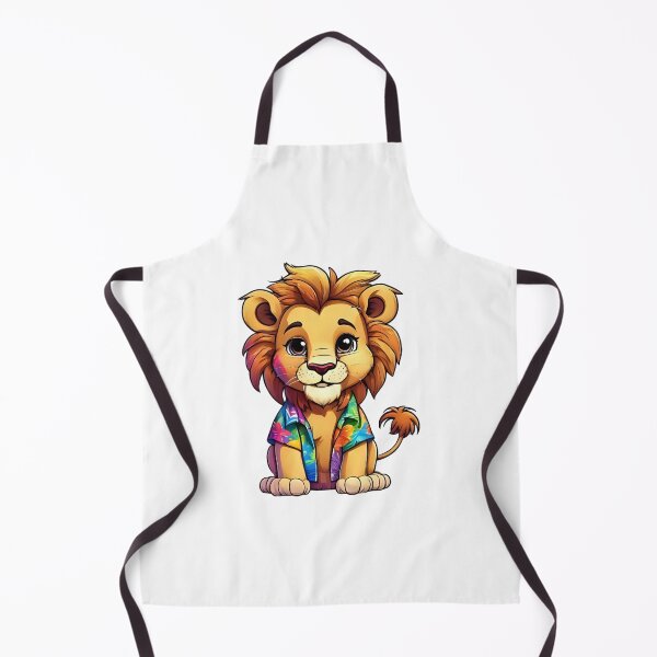Item preview, Tropical Shirt Lion - Cute and Colourful Safari Art designed and sold by SnazzySafari.