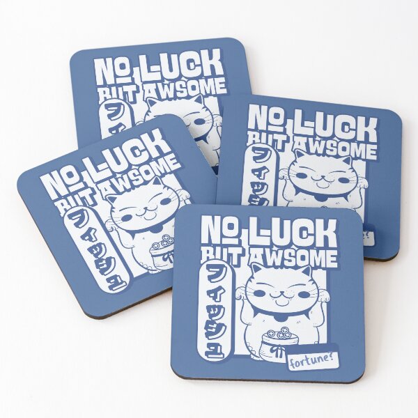 Item preview, Chinese Style Cat – No Luck But Awsome | Bold Minimalist Design designed and sold by loomzen.
