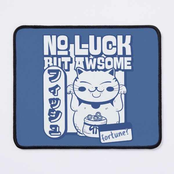 Item preview, Chinese Style Cat – No Luck But Awsome | Bold Minimalist Design designed and sold by loomzen.